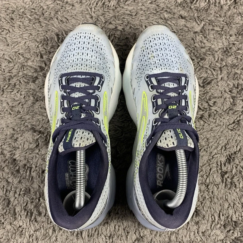 Brooks Glycerin 20 Womens Size 10 B Blue Gray White Athletic Running Sneakers